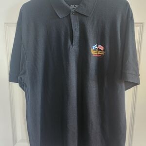 Gildan Navy Polo Shirt with Embroidered Logo